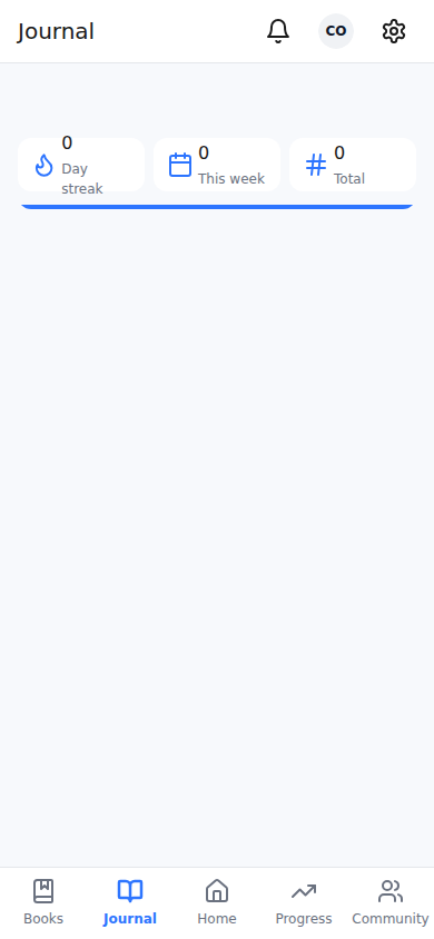 Journal after - skeleton loading